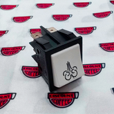 INTERRUPTOR BLANCO MARZZOCO VAPOR 16A 250V PULSANTE