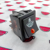 INTERRUPTOR NEGRO VAPOR CON LUZ AMBAR 16A 250V MAGISTER/BELLINI