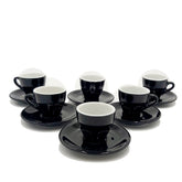 TAZAS CAPPUCCINO NEGRO MINHO